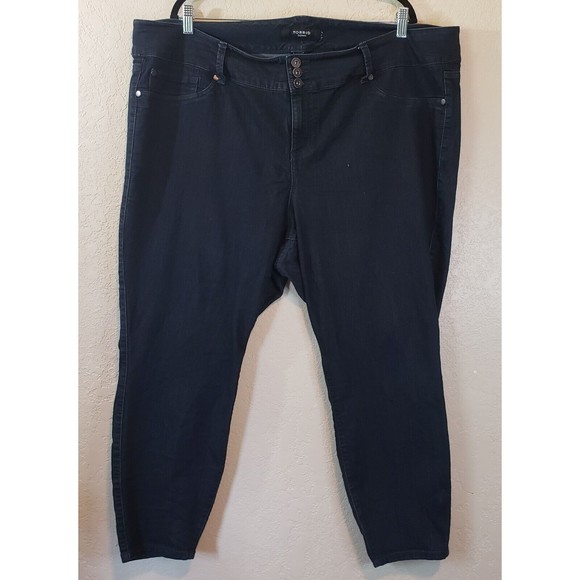 torrid Denim - Torrid High Rise Stretch Skinny Jegging Sz 20R Dark Wash